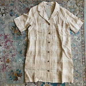 Everlane linen workwear dress